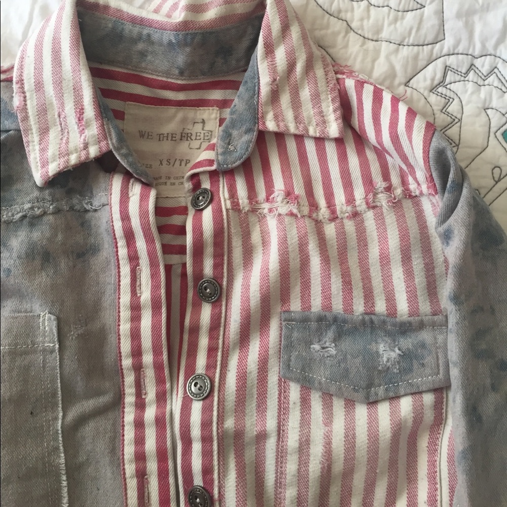 F R E E P E O P L E Americana Button Down - image 2